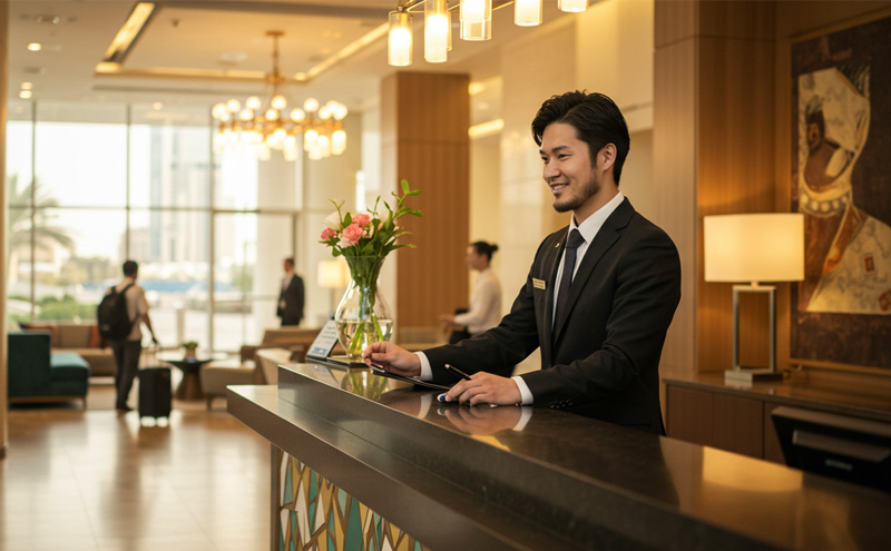 ホテルで働く日本人