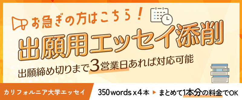 まにあうエッセイ添削